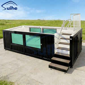 <span class=keywords><strong>Piscina</strong></span> de Contenedor de Lujo de 20 Pies <span class=keywords><strong>con</strong></span> Estructura de Acero, Instalación Rápida para Villas, Resorts y Natación al Aire Libre - Product Image 4