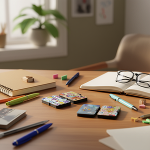 Porta Carte a Tema Gufo, Confezione da 240 Pezzi, 2 Colori per Colore, Design Testa di Gatto e Aquila - Product Image 2