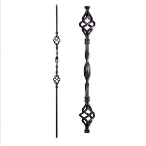 Scala moderna del modello artistico del ferro battuto per le ville DIY installazione <span class=keywords><strong>ringhiere</strong></span> in <span class=keywords><strong>acciaio</strong></span> <span class=keywords><strong>inox</strong></span> per la pavimentazione del ponte <span class=keywords><strong>ringhiere</strong></span> - Product Image 5