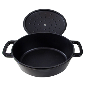 Ustensiles de cuisine ovales en fonte émaillée, rôtissoire pour poulet, casserole, four néerlandais, four français, ragoût, marmite, cocotte - Product Image 3