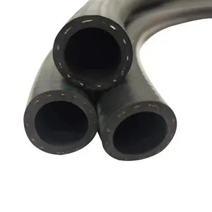 Adding wire double rubber oil resistant rubber hose butadiene rubber resistant tubing braided gasoline fuel pipe