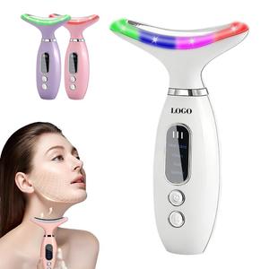 Facial <b>Massager</b> USB Rechargeable Skin Tool with 4 Modes for Face Neck Lifting Reduce Double Chin Home Spa Use - Product Image 4