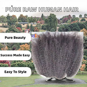 มัดผมคนแท้แบบไม่ผ่านกระบวนการผมชาวอินเดียแบบไม่ใช้มือติดหนังกำพร้าแบบไม่เรีมี - Product Image 2