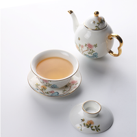 Vente directe usine – Nouveaux services à café et thé de luxe modernes en porcelaine fine écologique pour le café et le thé