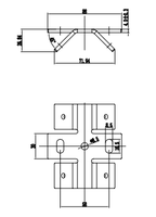 Système de montage solaire pour toiture métallique trapézoïdale moderne de marque OEM de haute qualité, résistant au vent (60 m/s) et à la neige (3 KN/m), taille personnalisée, MOQ