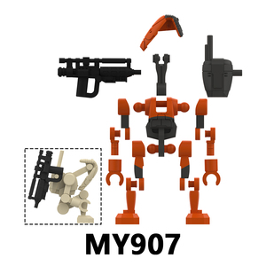 MY906-910 Grapple d'entraînement AAT Driver Heavy <span class=keywords><strong>Battle</strong></span> Command <span class=keywords><strong>Droid</strong></span> Collect Mini Space Wars Blocs de construction en plastique Jouets cadeaux pour enfants - Product Image 3