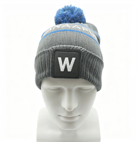 Bonnet en tricot chaud personnalisé pour l'hiver avec logo de marque pour cadeau promotionnel de boutique