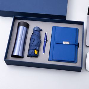 Low MOQ Customized Promotional Notebook USB Flash <b>Drive</b> Umbrella <b>Pen</b> Gift SetLuxury Business Gifts - Product Image 2