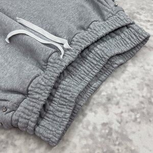 กางเกงขาสั้นเบอร์มิวดาสำหรับผู้ชายกางเกงขาสั้นซับเหงื่อทำจากผ้าฝ้ายประดับพลอยเทียมทันสมัยสำหรับฤดูร้อน - Product Image 3