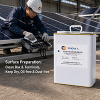 Composé de scellement isolant et étanche en silicone à haute conductivité thermique FS-8206 pour boîtier de jonction solaire photovoltaïque 270kg