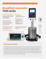 Testeur de viscosité rotative Brookfield professionnel haute température avec sonde de température pour adhésifs fondus et asphalte
