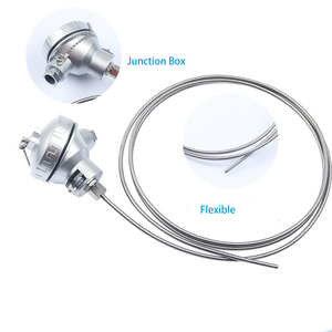 ปลอกยืดหยุ่นได้ WRNK-191 K ประเภทเทอร์โมคัปเปิล1300c เซ็นเซอร์อุณหภูมิฉนวนแร่ PT1000 SS304/Inconel600 <span class=keywords><strong>PT100</strong></span> - Product Image 1