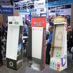 हेक कस्टम रिटेल कार्डबोर्ड डिस्प्ले रैक कपड़ों की त्वचा देखभाल कॉस्मेटिक कार्डबोर्ड प्रदर्शन शेल्फ - Product Image 6