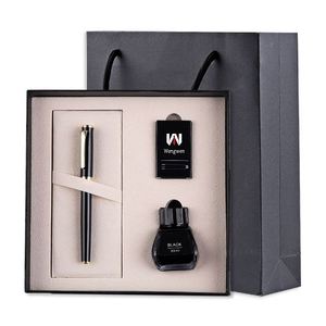 Ensemble de stylos promotionnels d'entreprise personnalisés de luxe avec logo pour cadres masculins - Product Image 1