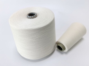 Hilo Mezclado Peinado Ne32/1 50% Algodón Pima 50% Modal Birla - Hilo Ecológico para Tejer y Coser con Algodón de Fibra Larga - Product Image 1