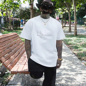 ผู้ผลิตขายดีที่สุด ขายตรง เสื้อผ้าลำลองทรงหลวม น้ำหนัก 220 กรัม พิมพ์ลายดิจิตอล ผ้าฝ้าย แห้งเร็ว สวมใส่สบายทุกวัน - Product Image 2