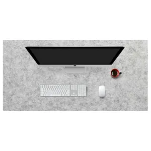 Large XXL Office Computer Anti Slip Felt Desk Mat Table Keyboard Big Mouse Pad Wool Felt Laptop custom made logo