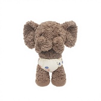 Adorable Coussin Peluche Éléphant Bébé en Coton PP, Coussin Réconfortant Doux, Cadeau pour Filles, Adolescentes, Fête d'Anniversaire, Maison, Chambre