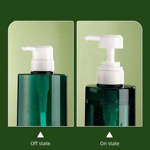 יצרנים ספוט 500 חדש בקבוק פלסטיק בקבוק שקוף ירוק קרם גוף ג 'ל מוצרי קוסמטיקה לחיות מחמד - Product Image 2