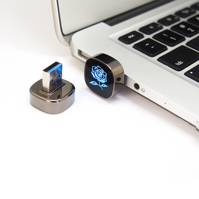 USB Flash Drive Light up Pendrive 256GB 128GB 64gb 32gb High Speed Memoria USB Stick Waterproof Flash Pendrive Disk Gifts