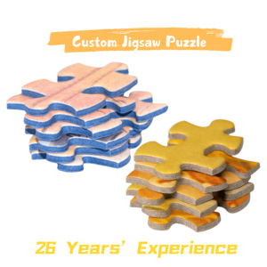 Puzzle en carton bleu coloré personnalisé de qualité supérieure OEM, ajustement parfait, jeu de puzzle pour adultes, puzzles en papier imprimables, 500 à 1000 pièces - Product Image 4