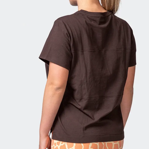 Haut d'<span class=keywords><strong>allaitement</strong></span> personnalisé pour femme, manches courtes, confortable, <span class=keywords><strong>fermeture</strong></span> <span class=keywords><strong>éclair</strong></span> invisible, <span class=keywords><strong>t</strong></span>-<span class=keywords><strong>shirt</strong></span> de maternité - Product Image 3