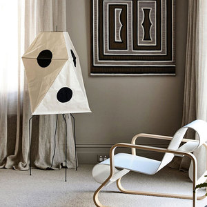 โคมไฟตั้งพื้น Isamu สำหรับ Noguchi สไตล์ญี่ปุ่น Akari โคมไฟวาบิซาบิ ทำจากกระดาษข้าว สำหรับห้องนอน โคมไฟข้างเตียง สำหรับห้องนั่งเล่น ห้องพัก ห้องทำงาน - Product Image 6