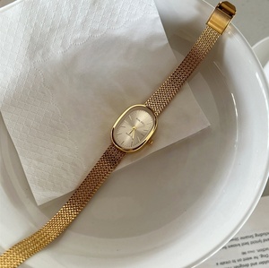 Wholesale Price High Quality Luxury Custom Women Quartz <b>Watch</b> with Golden Strap for Girls Gift - Product Image 3