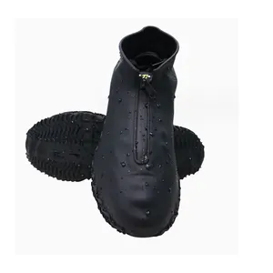 Factory Reusable Foldable Not-Slip Rain Shoe Protectors Overshoes Waterproof Shoe Covers for Kids Men and Women
