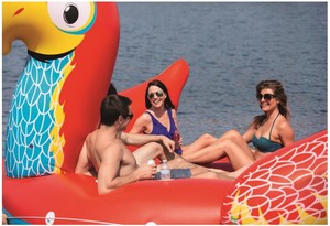 43227 5.0M X 3.27M Tải Trọng Tối Đa 540 Kg Bể Bơi Bơm Hơi Đảo Vẹt Khổng Lồ Nổi Cho 6-8 Người - Product Image 2