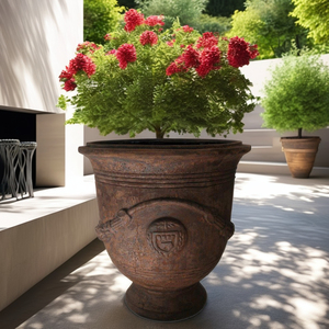 กระถางและกระถางปลูกต้นไม้3สีทำจากไฟเบอร์กลาสของตกแต่งบ้านสไตล์วินเทจจากโรงงานเวียดนาม - Product Image 6