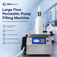 Machine de remplissage de liquides à pompe péristaltique automatique, doseur de colle et de solvant haute viscosité 13L/min, dosage quantitatif par pesage pour flacons de boissons