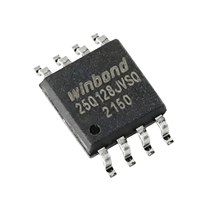 Mémoire Flash SPI NOR W25Q128JVSIQ 128 Mbit 2,7 V-3,6 V 133 MHz, boîtier SOP-8, qualité industrielle pour électronique embarquée