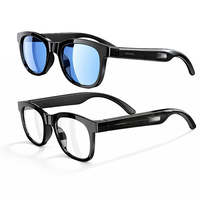 Lunettes intelligentes F09 les moins chères avec assistant vocal, traduction, appels téléphoniques, lecteur de musique, commande tactile, lunettes de soleil d'extérieur SANS caméra