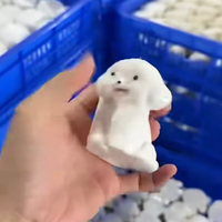 Jouets de décompression en forme de chiot Teddy, blocs de construction musicaux à rebond lent, jouets décoratifs mignons