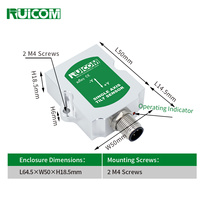 Inclinomètre numérique RUICOM LTS6 à axe simple/double, capteur d'inclinaison à sortie numérique pour la surveillance de l'inclinaison des structures d'ingénierie