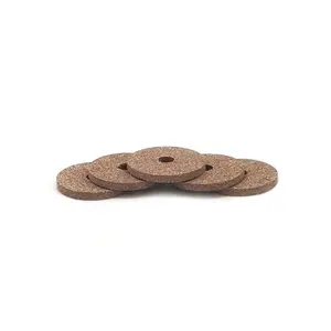 LEECORK 1.25 inch od x 0.125inch l purple color round cork rings for fishing rod building