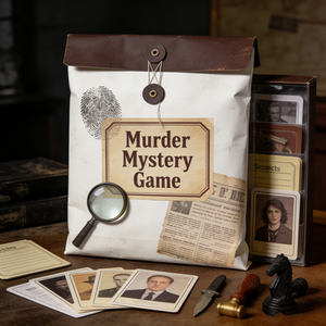 Juego de Mesa de Diseño Personalizado: Archivos de Casos de Misterio y Asesinato, Detective, Solucionador de Crímenes, Investigación, Juego de Problemas Criminales Sin Resolver para Adultos - Product Image 3