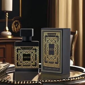 Vente en gros de parfum arabe Eau de parfum de haute qualité 50ml pour hommes Vaporisateur pour le corps Parfum longue durée pour hommes Arabie saoudite Dubaï Moyen-Orient - Product Image 5