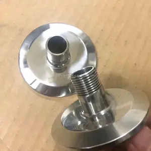 Stainless Steel 304 Sanitary End Cap with male threaded npt male