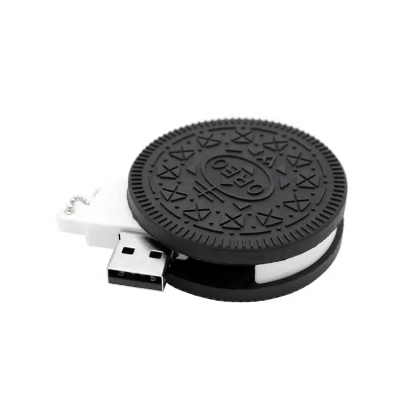 YONANSON उच्च गति मेमोरी यूएसबी स्टिक पीवीसी 32GB Cle यूएसबी Pendrive Oreo बिस्कुट के आकार अनुकूलित लोगो फ्लैश डिस्क