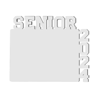 Cadre photo personnalisé en MDF vierge pour sublimation, design tendance, idéal pour les diplômes