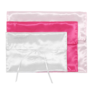 Custom Logo Printed Satin <b>Envelope</b> Bags for Hair Bundles Extension Storage Luxury <b>Gift</b> Wig Packing Dust Silk Pouch - Product Image 1