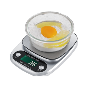 Hot bán <span class=keywords><strong>5kg</strong></span> Công suất thép không gỉ điện tử nhà bếp quy mô <span class=keywords><strong>5kg</strong></span> 1g bộ phận kỹ thuật số có trọng lượng pin Powered 10kg tối đa - Product Image 2