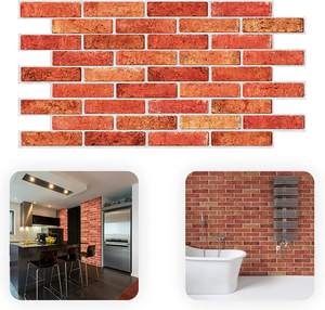 Panneaux de papier peint autocollants en <span class=keywords><strong>PVC</strong></span> 3D (<span class=keywords><strong>imitation</strong></span> de carreaux de pierre) pour la décoration intérieure - Product Image 3