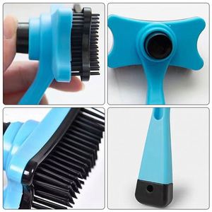 Custom Hair Remover Durable Cat Dog Self Cleaning <b>Pet</b> Grooming <b>Brush</b> for Promotion - Product Image 4