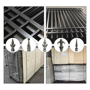 Klassieke Decoratieve Zwart Poeder Metalen Omheining Panelen Buiten Tuin Gegalvaniseerd Stalen Hek - Product Image 6