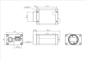 Irayple l5027mg400 2K Hộp máy ảnh 2048*4 toàn cầu COMS C-Mount dòng quét máy ảnh với H.265 nén <span class=keywords><strong>Video</strong></span> cho máy tầm nhìn - Product Image 5