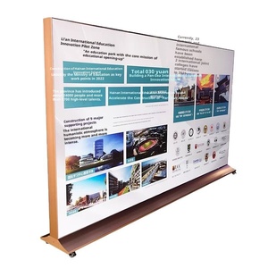 Boîte à lumière publicitaire grand écran sur pied en alliage d'aluminium avec film UV souple, pour centre commercial <span class=keywords><strong>immobilier</strong></span>, <span class=keywords><strong>fond</strong></span> de scène - Product Image 1