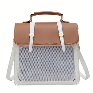 Spring New Beautiful Fashionable Simple Bohemian Straw Weaving Small Fresh Vintage Zipper Women's Forest Crossbody Bag - Product Image 4